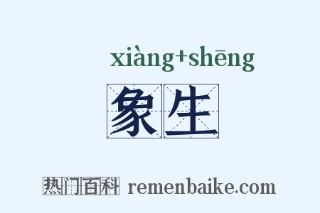 象生是什么意思的图片